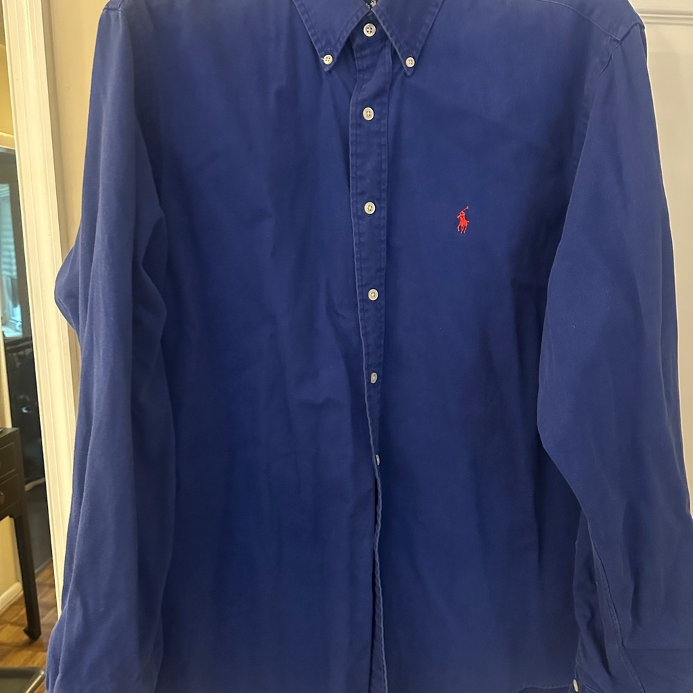 Polo by Ralph Lauren Blue Casual Button Down Shirt
